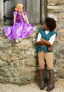 Disguise Child Rapunzel Classic Costume -Video Game Costumes Shop rapunzel classic child costume alt 8