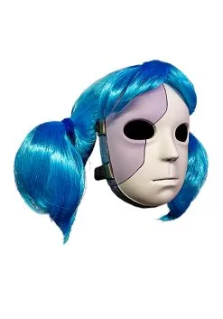 TRICK OR TREAT STUDIOS Sally Face Mask And Wig Combo For Adults -Video Game Costumes Shop sally face mask and wig combo alt 2