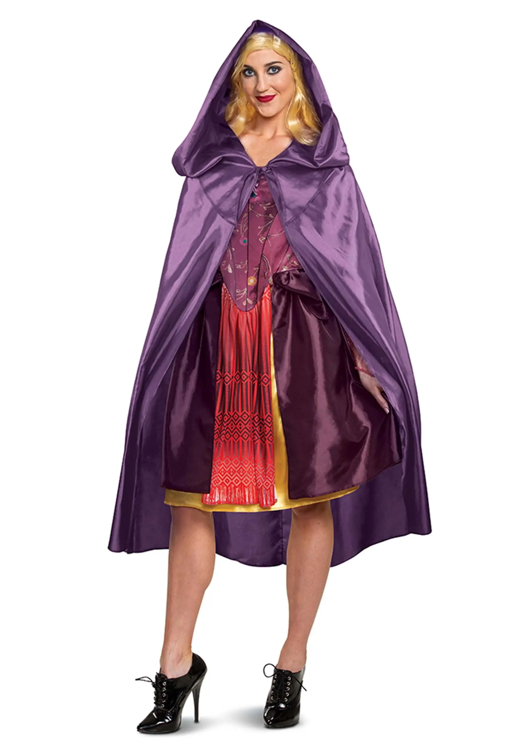 Disguise Hocus Pocus Sarah Classic Cape For Women 3 Disguise Hocus Pocus Sarah Classic Cape For Women