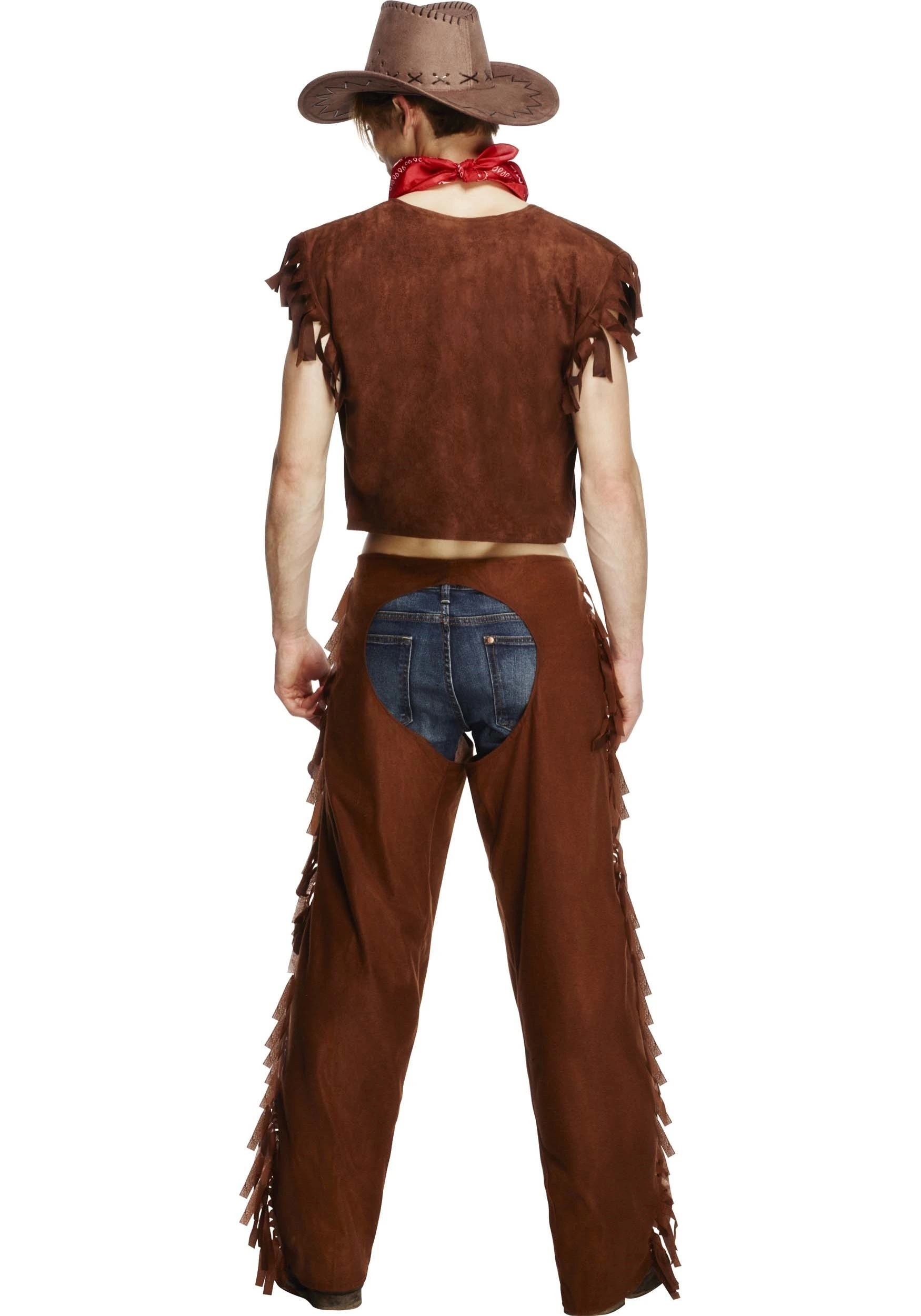 Smiffys Men's Sexy Cowboy Costume 4 Smiffys Men's Sexy Cowboy Costume - Image 2
