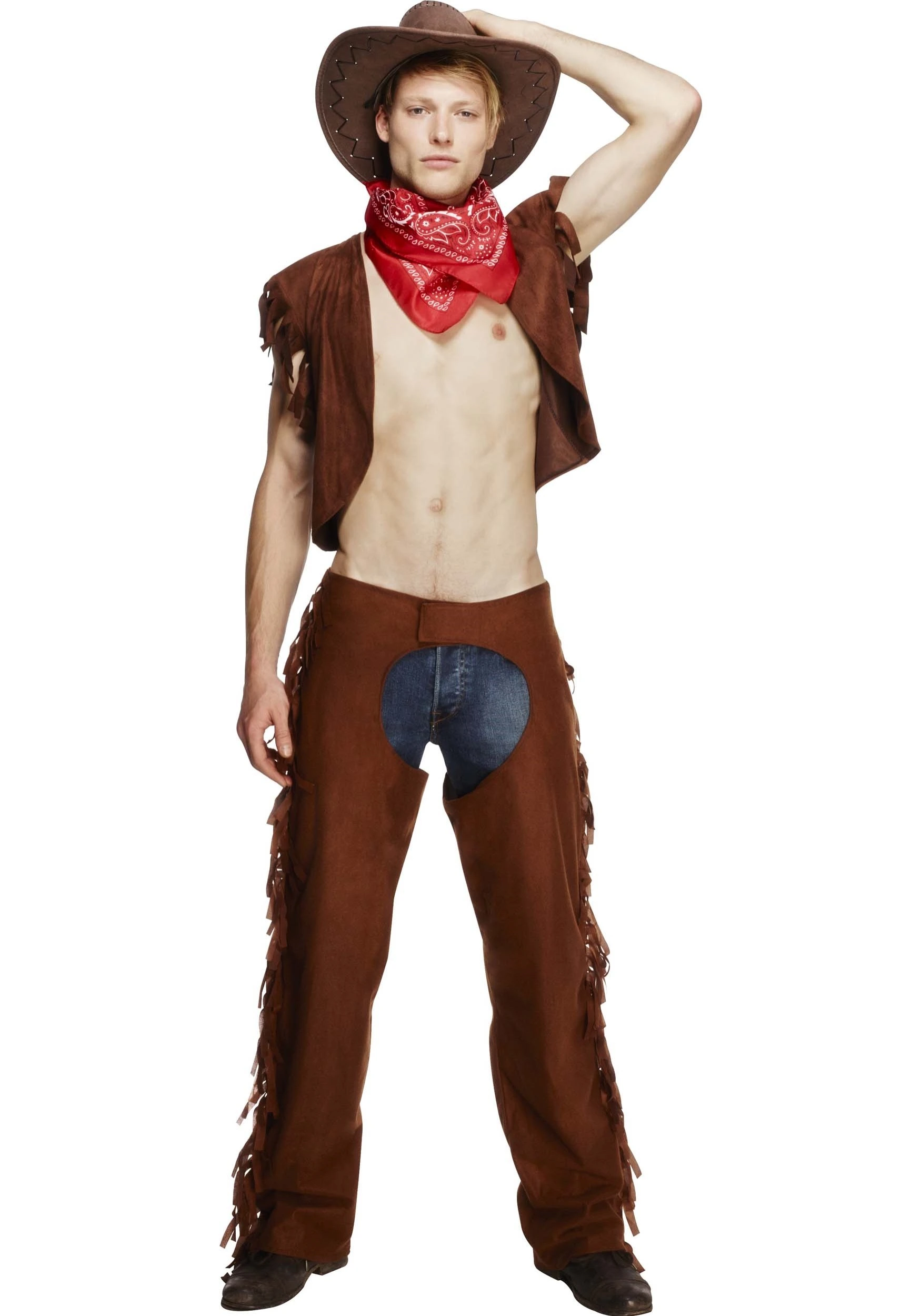 Smiffys Men's Sexy Cowboy Costume 3 Smiffys Men's Sexy Cowboy Costume