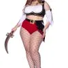 LEG AVENUE Plus Size Women's Sexy Wicked Pirate Wench Costume 2 LEG AVENUE Plus Size Women's Sexy Wicked Pirate Wench Costume -Video Game Costumes Shop sexy plus size wicked pirate wench womens costume