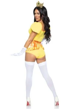 LEG AVENUE Sexy Sunflower Princess Costume For Women -Video Game Costumes Shop sexy sunflower princess womens costume alt 3
