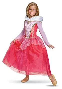 Disguise Sleeping Beauty Aurora Deluxe Costume For Girls