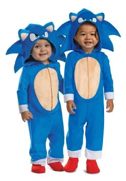 Disguise Limited Sonic The Hedgehog 2 Infant Sonic Costume -Video Game Costumes Shop sonic 2 infant sonic costume alt 3