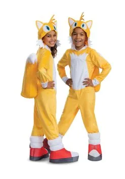 Disguise Limited Sonic 2 Tails Deluxe Costume For Children -Video Game Costumes Shop sonic 2 tails child deluxe costume alt 3