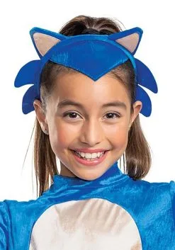 Disguise Sonic 2 The Movie Sonic Costume For Girls -Video Game Costumes Shop sonic 2 the movie sonic girls costume alt 2