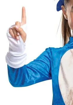 Disguise Sonic 2 The Movie Sonic Costume For Girls -Video Game Costumes Shop sonic 2 the movie sonic girls costume alt 4