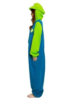 Sazac Super Mario Brothers Adult Luigi Kigurumi Costume 9 Sazac Super Mario Brothers Adult Luigi Kigurumi Costume -Video Game Costumes Shop super mario brothers adult luigi kigurumi costume alt 3