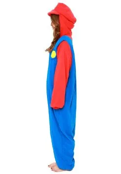 Sazac Super Mario Brothers Adult Mario Kigurumi Costume -Video Game Costumes Shop super mario brothers adult mario kigurumi costume alt 2