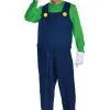 Disguise Super Mario Brothers Men's Luigi Deluxe Costume -Video Game Costumes Shop super mario brothers mens luigi deluxe costume