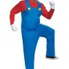 Disguise Super Mario Brothers Men's Mario Deluxe Costume -Video Game Costumes Shop super mario brothers mens mario deluxe costume