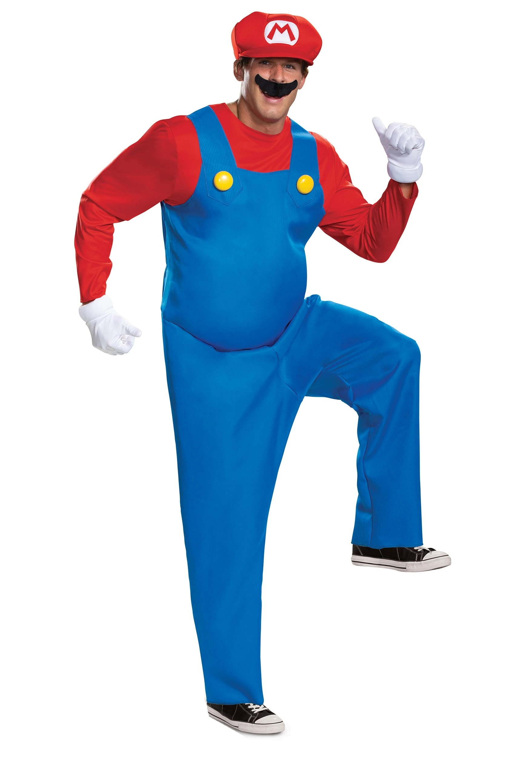 Disguise Super Mario Brothers Men's Mario Deluxe Costume 3 Disguise Super Mario Brothers Men's Mario Deluxe Costume