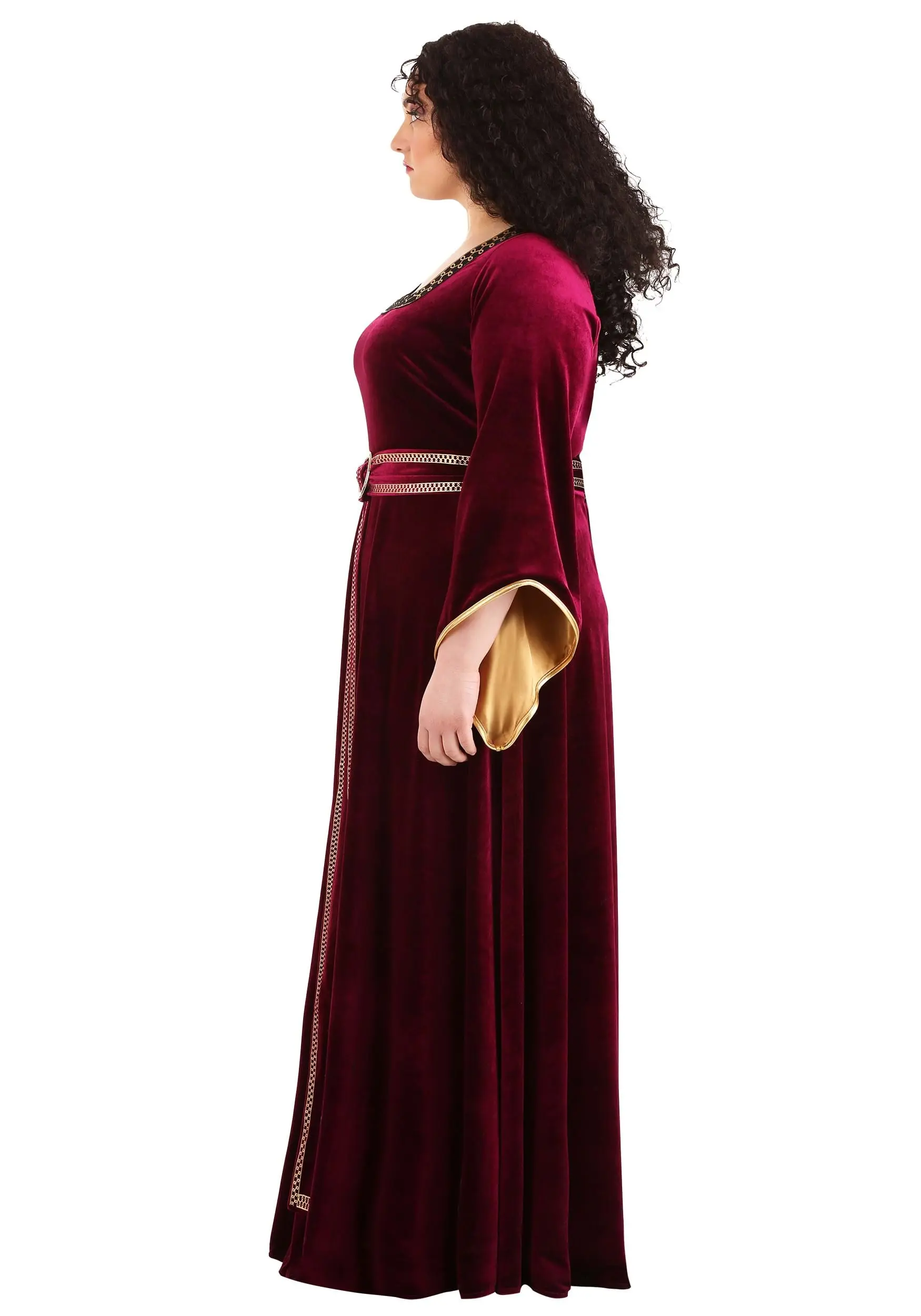 Fun Costumes Mother Gothel Costume For Plus Size Women From Disney's Tangled 6 Fun Costumes Mother Gothel Costume For Plus Size Women From Disney's Tangled - Image 4