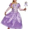Disguise Tangled Rapunzel Deluxe Costume For Kids -Video Game Costumes Shop tangled rapunzel kids deluxe costume