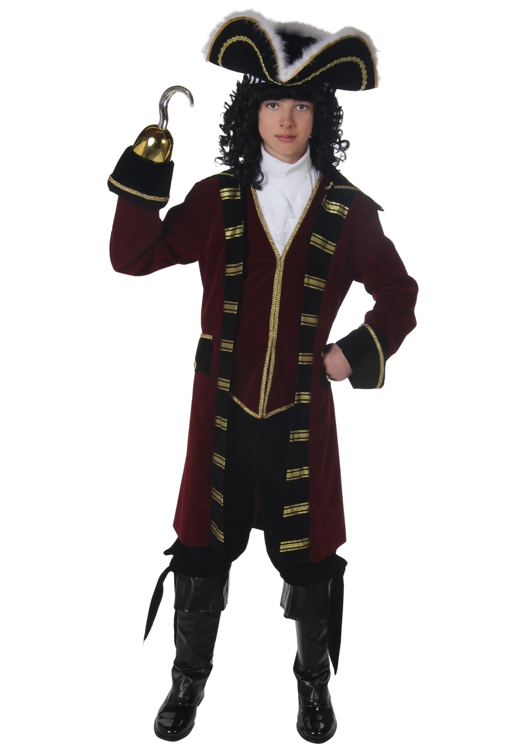 Fun Costumes Captain Hook Boys Costume 3 Fun Costumes Captain Hook Boys Costume