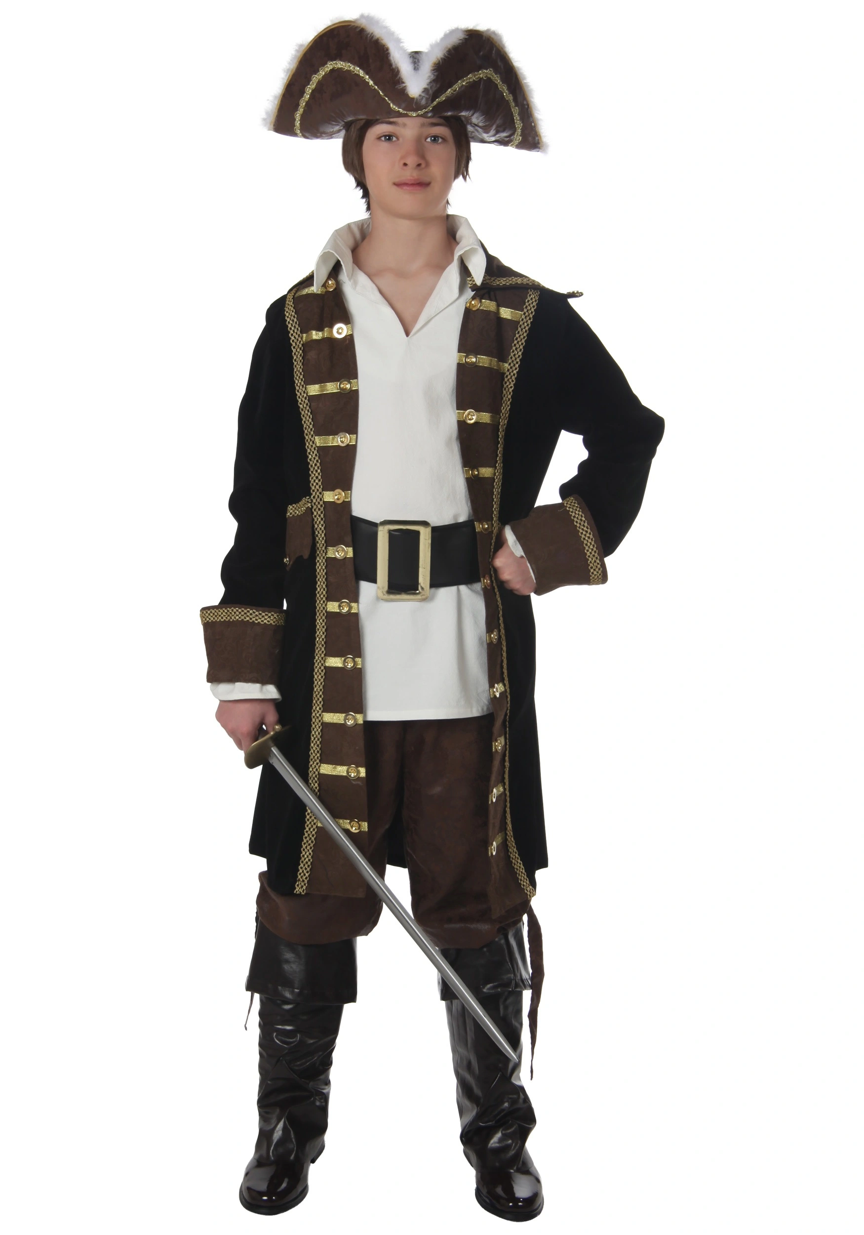 Fun Costumes Realistic Pirate Boys Costume 3 Fun Costumes Realistic Pirate Boys Costume