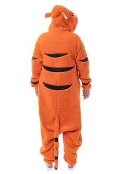 MJC International Adult Tigger Union Suit -Video Game Costumes Shop tigger kigurumi union suit alt 1