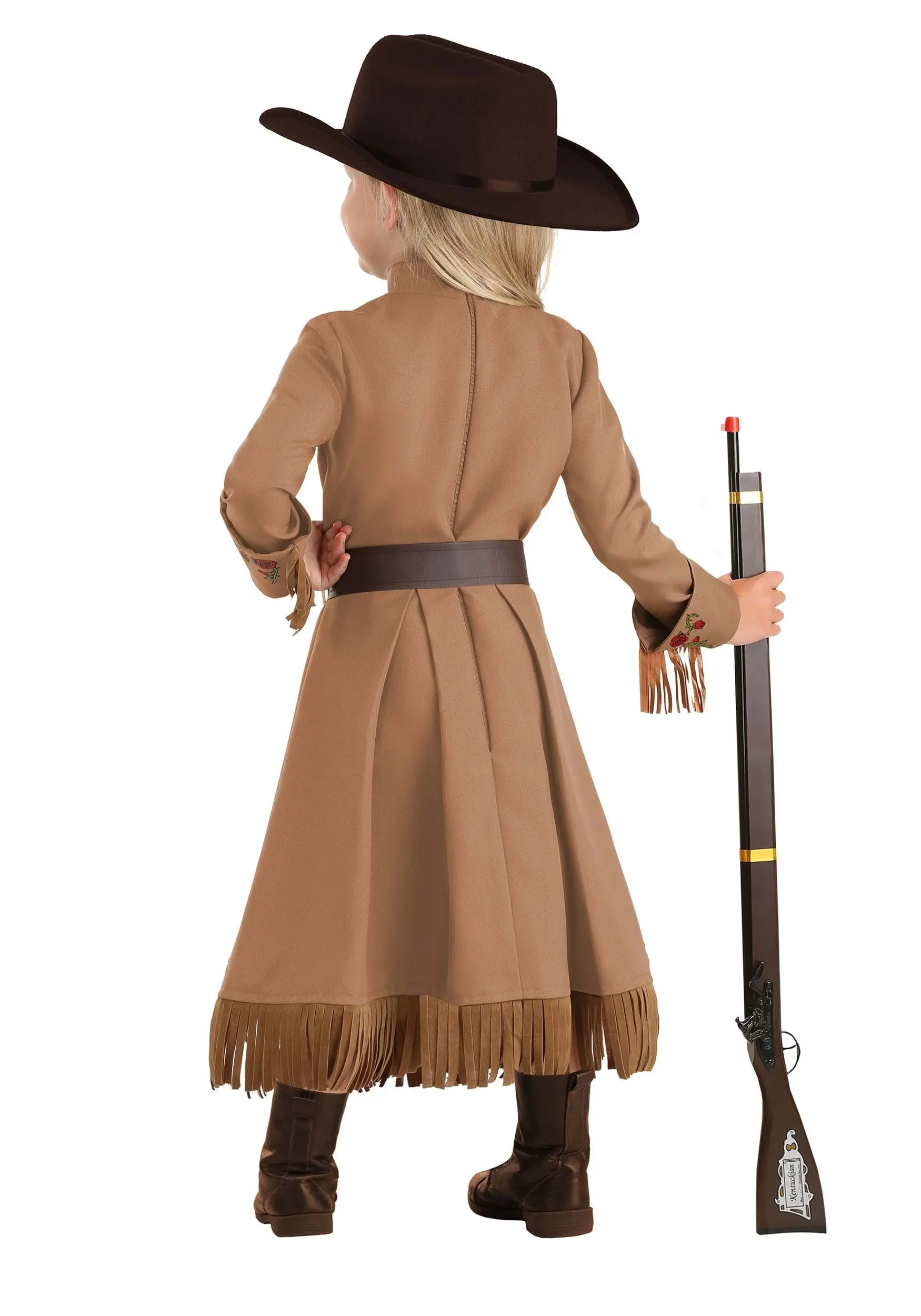 Fun Costumes Girl's Annie Oakley Cowgirl Toddler Costume 4 Fun Costumes Girl's Annie Oakley Cowgirl Toddler Costume - Image 2