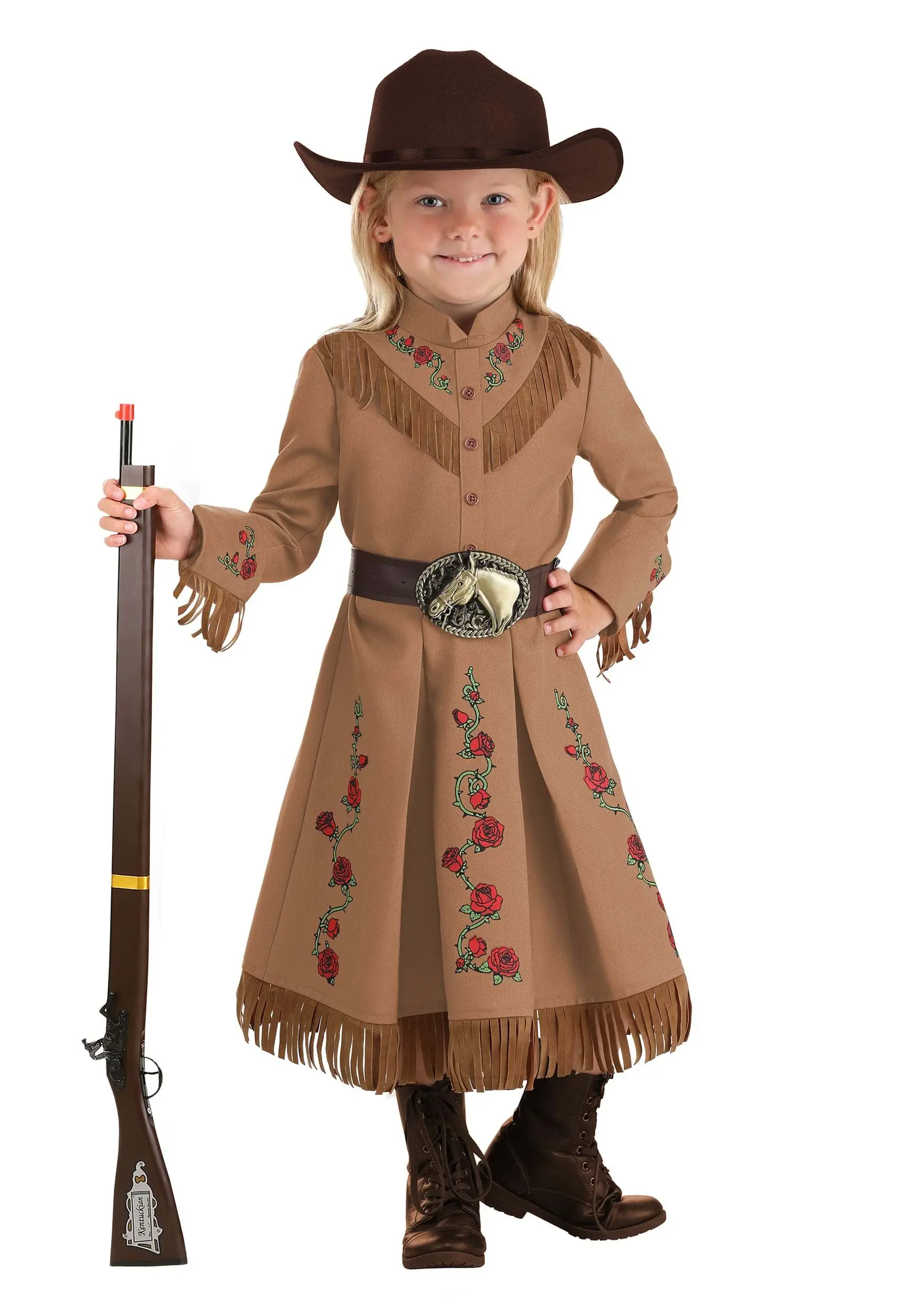 Fun Costumes Girl's Annie Oakley Cowgirl Toddler Costume 3 Fun Costumes Girl's Annie Oakley Cowgirl Toddler Costume