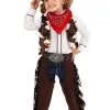 Fun Costumes Cowgirl Chaps Costume For Toddlers -Video Game Costumes Shop toddler cowgirl chaps costume