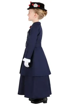 Fun Costumes Disney Mary Poppins Costume For Toddlers -Video Game Costumes Shop toddler mary poppins costume alt 5