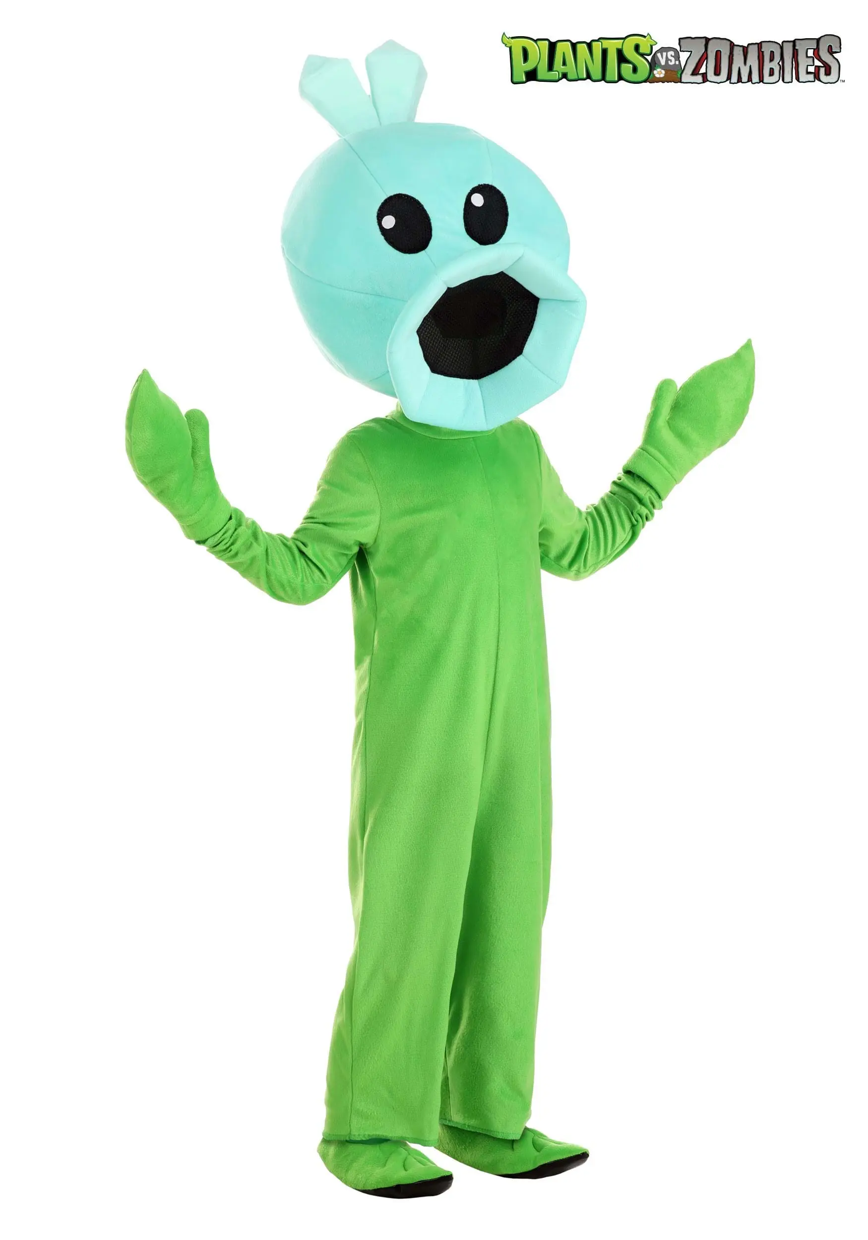 Fun Costumes Plants Vs Zombies Snow Pea Costume Jumpsuit For Toddlers 3 Fun Costumes Plants Vs Zombies Snow Pea Costume Jumpsuit For Toddlers