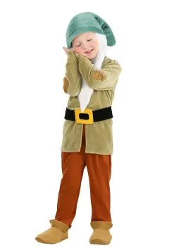 Fun Costumes Disney Sleepy Dwarf Costume For Toddlers -Video Game Costumes Shop toddler sleepy dwarf costume alt 4