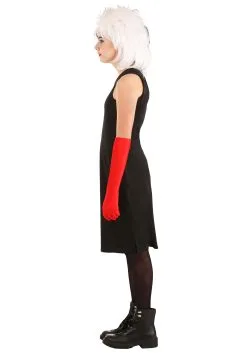 Fun Costumes Cruella De Vil Coat Costume For Teens From Disney's 101 Dalmatians -Video Game Costumes Shop tween cruella de vil costume alt 10