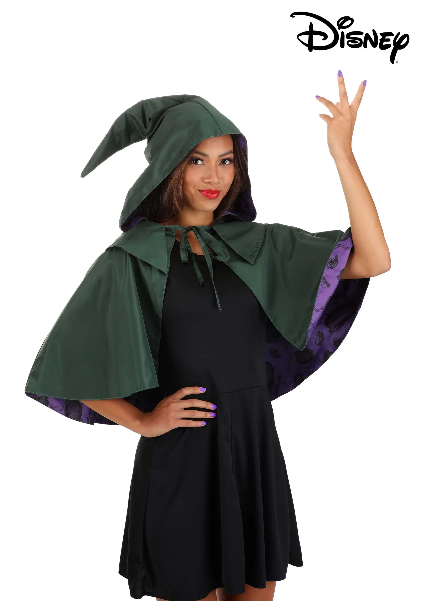 Suzhou Zhongsheng Imp & Exp Co., Ltd Hocus Pocus Winifred Sanderson Hooded Capelet 3 Suzhou Zhongsheng Imp & Exp Co., Ltd Hocus Pocus Winifred Sanderson Hooded Capelet