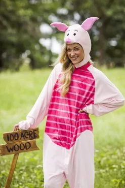 Disguise Limited Adult Deluxe Winnie The Pooh Piglet Costume -Video Game Costumes Shop winnie the pooh piglet deluxe adult costume alt 6