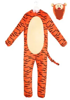 Disguise Limited Deluxe Winnie The Pooh Tigger Costume For Adults -Video Game Costumes Shop winnie the pooh tigger deluxe adult costume 6