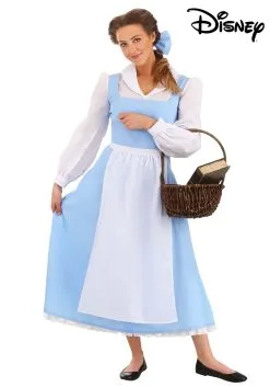 Fun Costumes Belle Blue Dress Costume For Women From Disney's Beauty And The Beast -Video Game Costumes Shop womens beauty and the beast belle blue dress alt 9