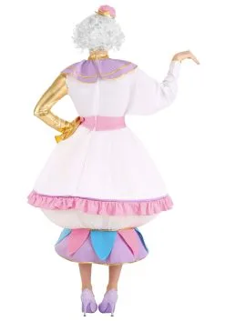 Fun Costumes Mrs. Potts Costume For Women From Disney's Beauty And The Beast -Video Game Costumes Shop womens beauty and the beast mrs potts costume alt 1