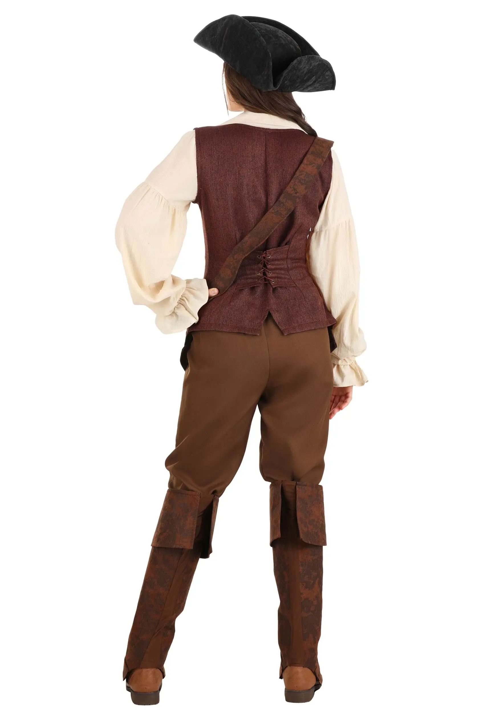 Fun Costumes Disney Pirates Of The Caribbean Women's Elizabeth Swann Costume 14 Fun Costumes Disney Pirates Of The Caribbean Women's Elizabeth Swann Costume - Image 12