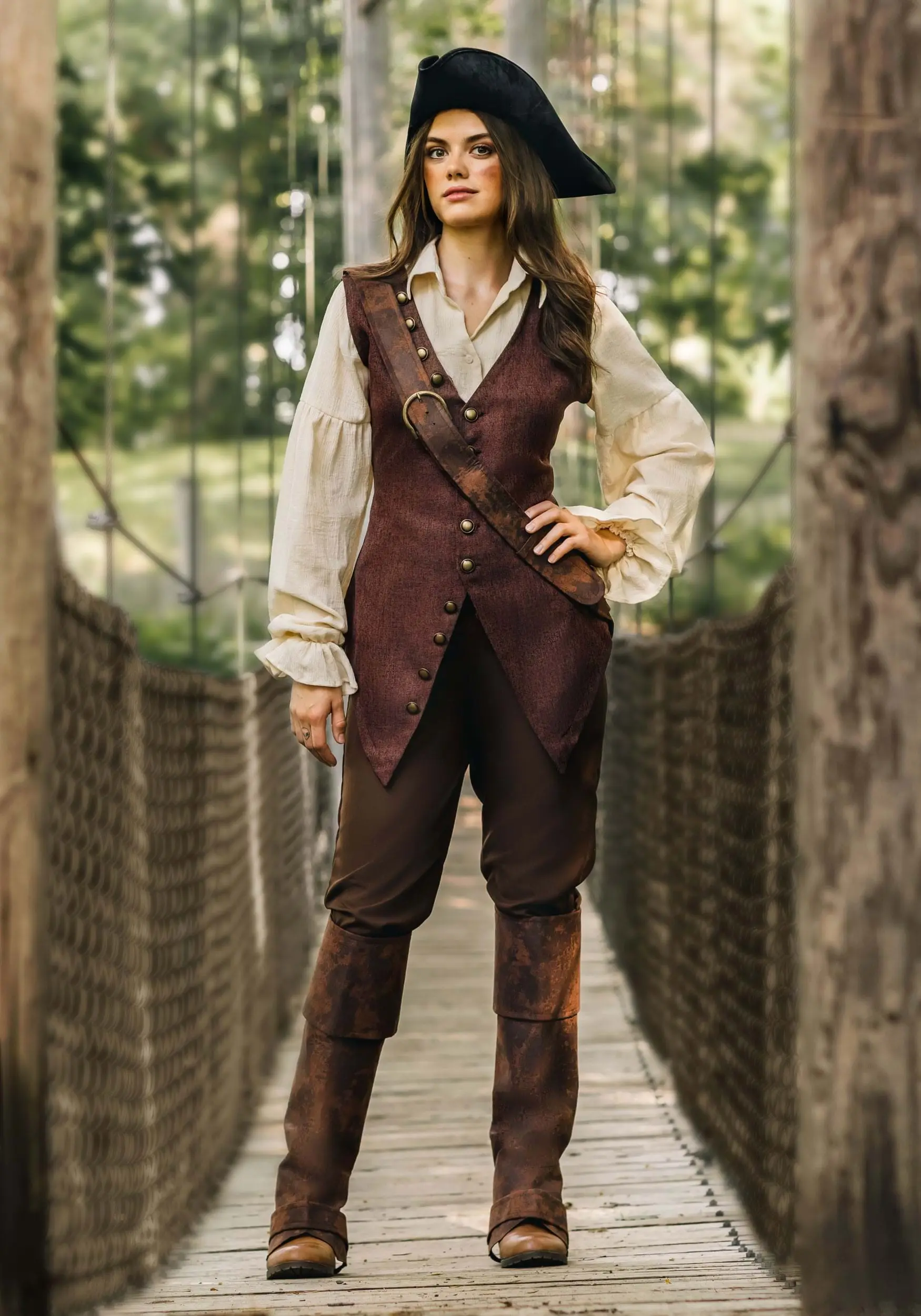 Fun Costumes Disney Pirates Of The Caribbean Women's Elizabeth Swann Costume 5 Fun Costumes Disney Pirates Of The Caribbean Women's Elizabeth Swann Costume - Image 3