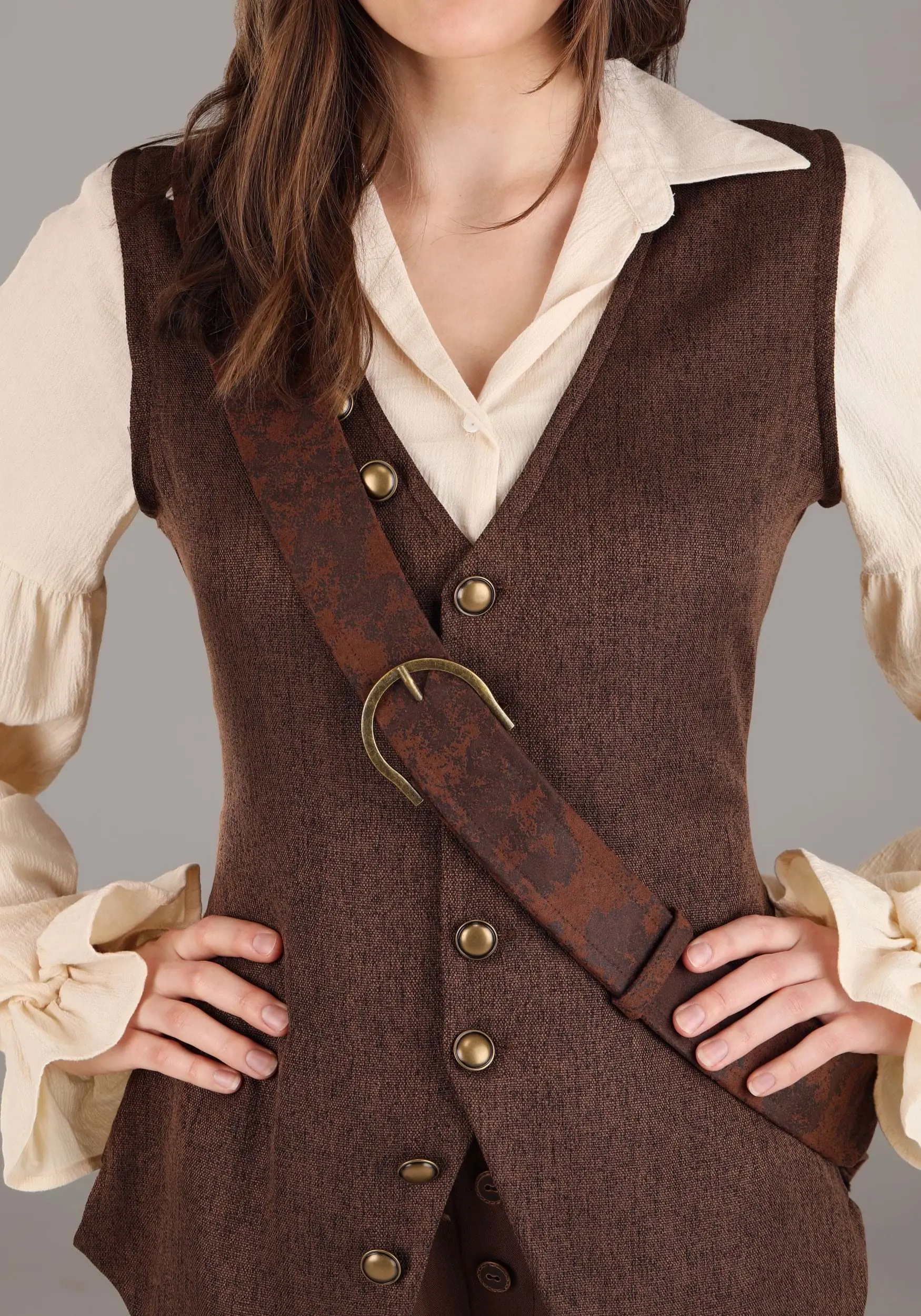 Fun Costumes Disney Pirates Of The Caribbean Women's Elizabeth Swann Costume 9 Fun Costumes Disney Pirates Of The Caribbean Women's Elizabeth Swann Costume - Image 7