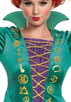 Disguise Hocus Pocus Deluxe Wini Costume For Women -Video Game Costumes Shop womens hocus pocus deluxe wini costume alt 3