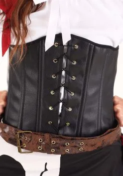 Fun Costumes Skeleton Flag Rogue Pirate Costume For Women -Video Game Costumes Shop womens pirate flag gypsy costume alt 8