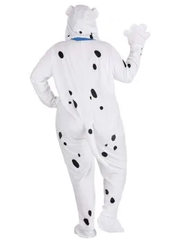 Fun Costumes Perdita Costume For Plus Size Women From Disney's 101 Dalmatians -Video Game Costumes Shop womens plus 101 dalmatians perdita costume onesie alt 6
