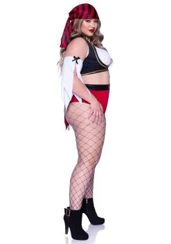 LEG AVENUE Plus Size Women's Sexy Wicked Pirate Wench Costume 7 LEG AVENUE Plus Size Women's Sexy Wicked Pirate Wench Costume -Video Game Costumes Shop womens plus sexy wicked pirate wench costume alt 2