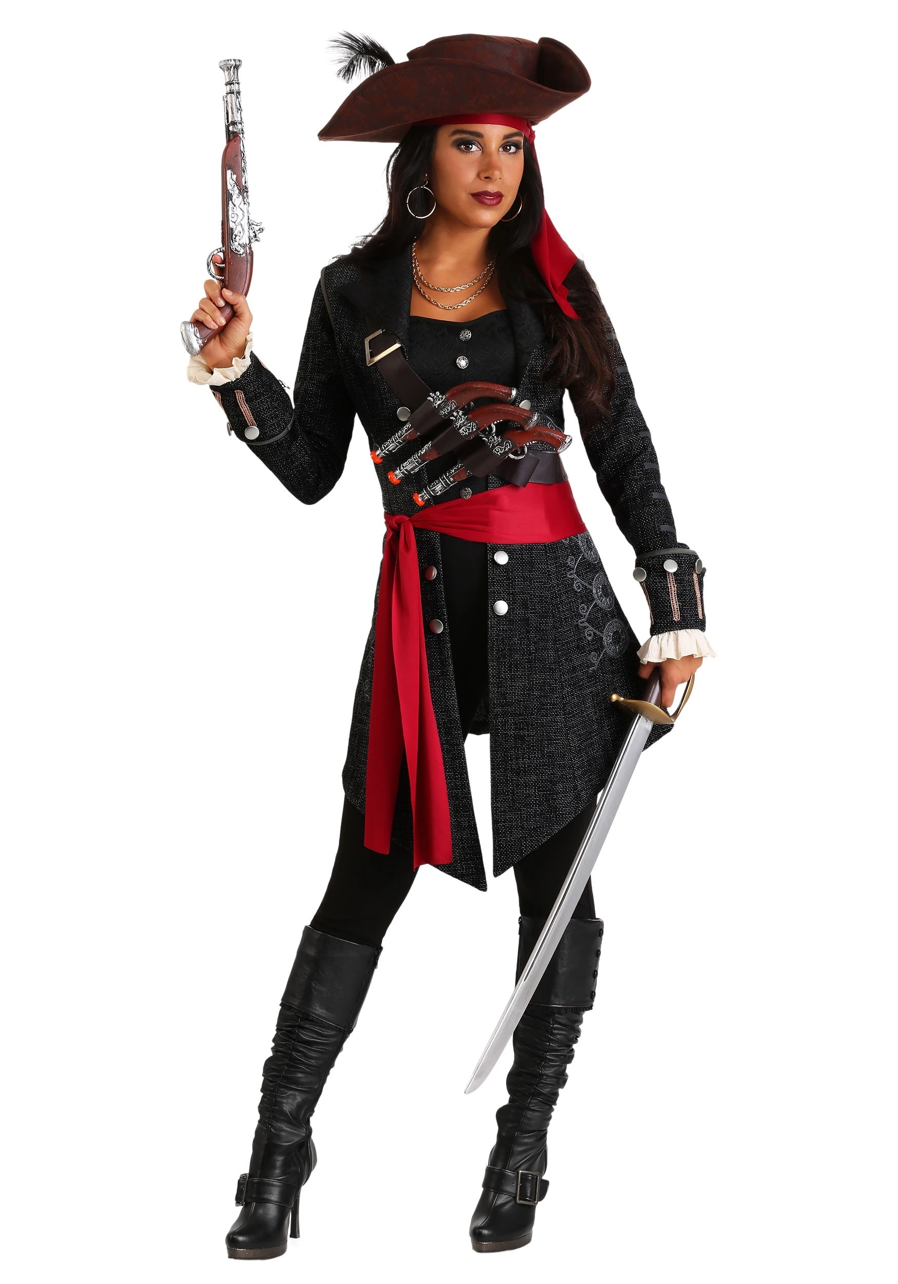 Fun Costumes Plus Size Fearless Pirate Costume For Women 3 Fun Costumes Plus Size Fearless Pirate Costume For Women