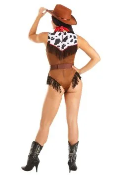Party King Women's Wild West Hottie Costume -Video Game Costumes Shop womens wild west hottie costume alt 4
