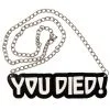 Elope Necklace You Died! Necklace -Video Game Costumes Shop you died necklace