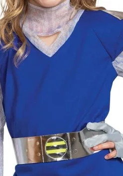 Disguise ZOMBIES 3 Girl's Classic Addison Alien Costume Dress -Video Game Costumes Shop zombies 3 child classic addison alien costume alt 4